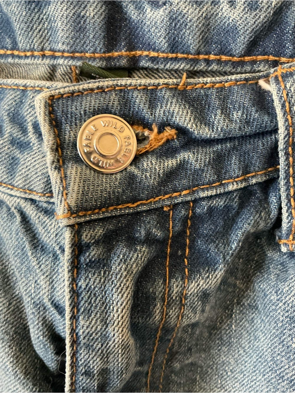 Wild Fable High Rise Baggy Mom Jeans Light Wash 100% Cotton Women’s Size 4 - Picture 7 of 10